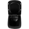 BelBagno BB3201CHR-MB/BB3201SC-MB/BB002-80/BB007-PR-NERO.M Комплект 4 в 1 Унитаз подвесной BelBagno SELA BB3201CHR-MB с сиденьем BB3201SC-MB + Система инсталляции для унитазов BelBagno BB002-80 с кнопкой смыва