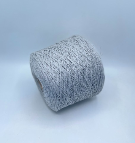 Бобинная пряжа (пр.Италия), art.Cotone, 350м/100 гр. 100%Хлопок, цвет-Серый меланж , арт.34837