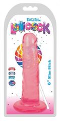 Розовый фаллоимитатор Slim Stick Dildo - 15,2 см. - 