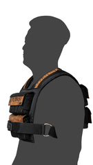 Жилет-утяжелитель Hard Training Filippov 18кг (черный), черный