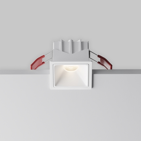 Встраиваемый светильник Maytoni Alfa led DL043-01-10W4K-SQ-W-1