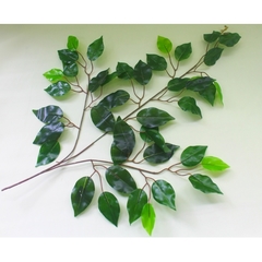 Фикус, ветка с листьями искусственная 63 см.