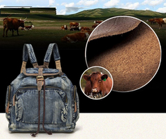 Джинсовый рюкзак C.L.B. Jeans