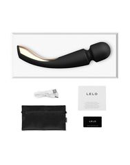 Черный вибромассажёр Lelo Smart Wand 2 Large - 30,4 см. - 