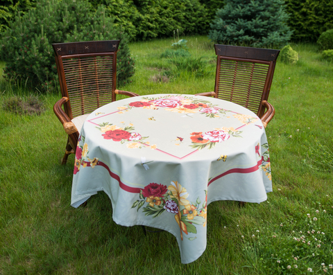 Скатерть 140x140 Blonder Home Gloria оливковая