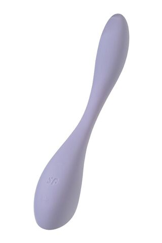 Сиреневый гибкий вибратор Satisfyer G-Spot Flex 5+ - 19,6 см. - Satisfyer 4038674