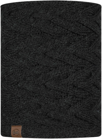 Картинка шарф-труба Buff Neckwarmer Knitted Caryn Graphite - 1