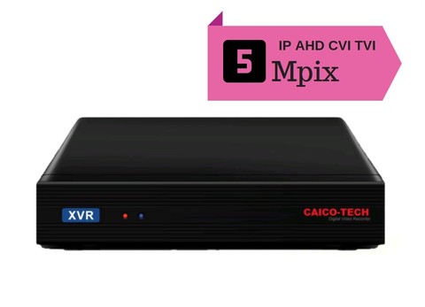 х XVR видорегистратор наблюдения CAICO-TECH SFY-5550 запись 5 Mp S 16CH 5in1 (TVI / AHD / CVI / CVBS / IP) : 5MP