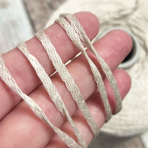Ленточный хлопок TOSCANO / COTTONTAPE 180 бежевый