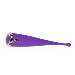 Фиолетовый клиторальный вибратор The Countess Pinpoint Vibrator - 19 см. - 