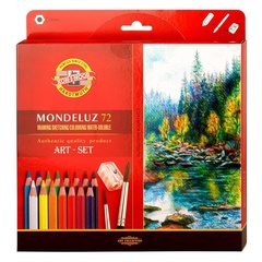 Карандаши акварельные KOH-I-NOOR MONDELUZ NATURE 3714, 72 цвета