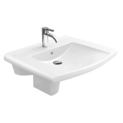 Villeroy&Boch Architectura Vita 517470R1 Раковина, Villeroy&Boch, Architectura Vita, ширина, мм-700, глубина, мм-535, отверстия для смесителя-1 сквозное, 2 промаркированных, перелив-есть, материал-санфарфор, вид грязеотталкивающего покрытия-CeramicPl фото