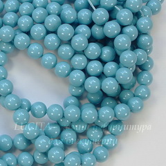5810 Хрустальный жемчуг Сваровски Crystal Turquoise круглый 8 мм , 5 шт