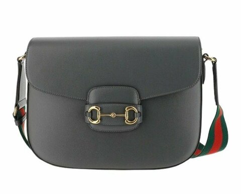 Сумка Gucci 1955 Horsebit серый