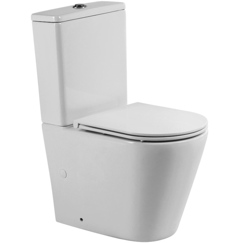 BelBagno BB2149CP-TOR/BB2149T/BB870SC Унитаз-компакт безободковый со смывом TORNADO BelBagno FLAY-TOR BB2149CP-TOR/BB2149T/BB870SC