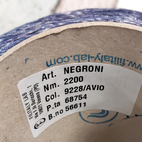 Хлопок с вискозой FILITALY LAB NEGRONI 220 джинсово-сиреневый