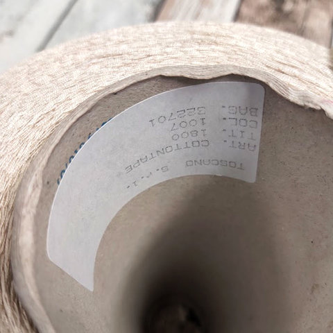 Ленточный хлопок TOSCANO / COTTONTAPE 180 бежевый