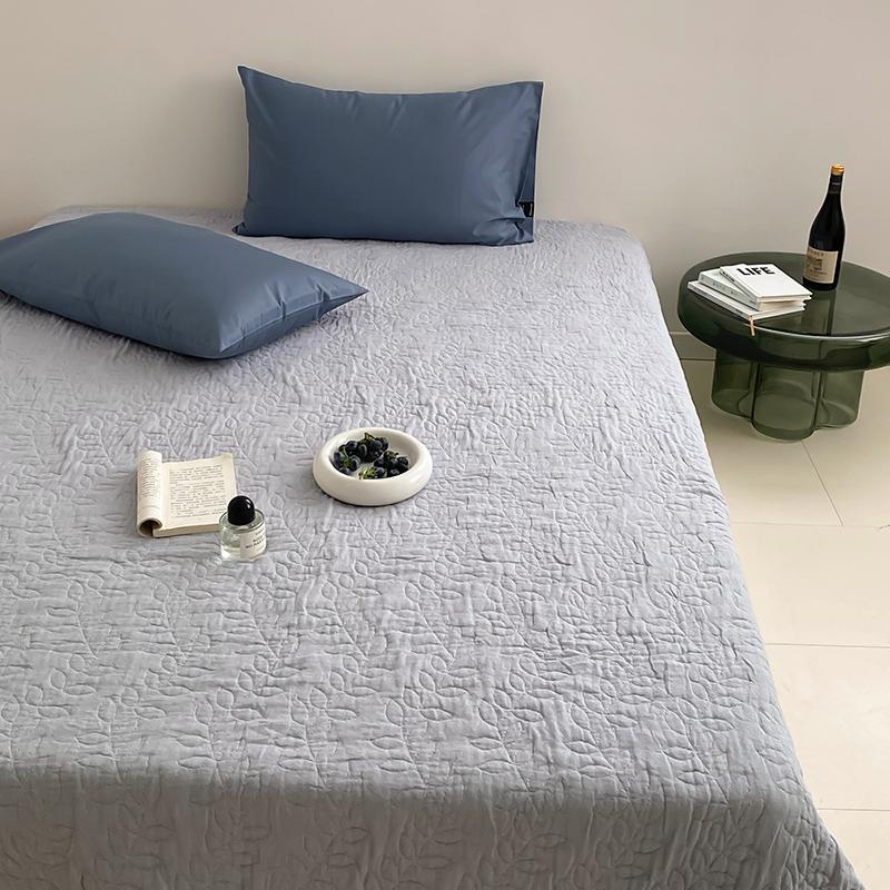 Плед Zephyr home Муслин 200х230 Веточки голубой