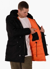 Парка Alpha Industries N-3B Slim Fit Black (Черная)