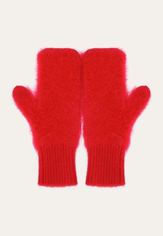 Варежки из пушистого кашемира