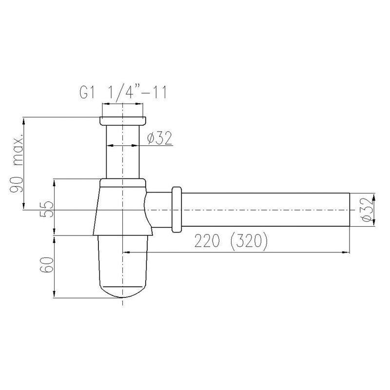 сифон для умывальника RAV-Slezak MD0545