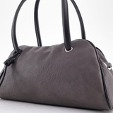 Сумка Саломея 501 итальянский серый + черный