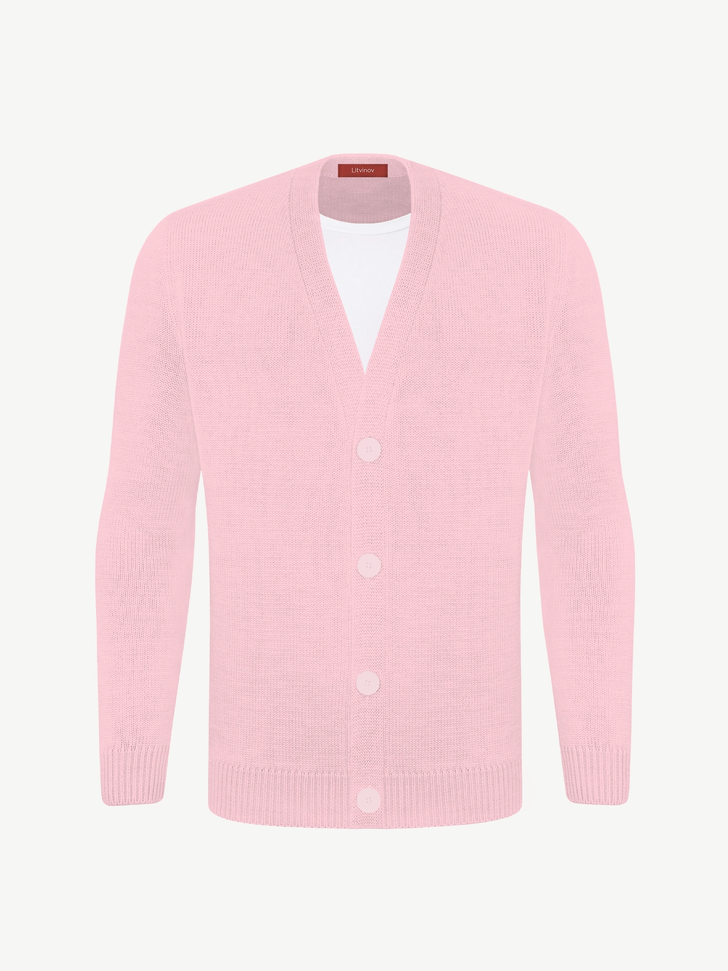 Кардиган с пуговицами из экохлопка