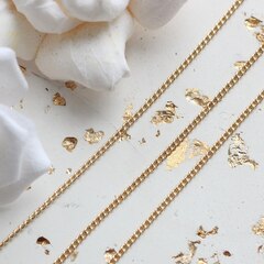 Цепочка тонкая 2*2 мм, позолота, 47см, А064-3 (47см)