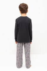 пижама  для мальчика  К 1600/графит,дино друзья