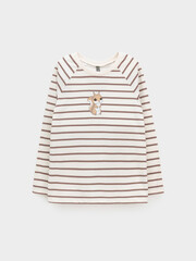 лонгслив  для девочки  КР 302901/молочный 1005 Н020.2 к663