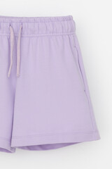 шорты  для девочки  КР 400548-1/пастельно-лиловый к541
