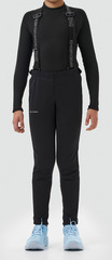 Детские тренировочные брюки с лямками Nordski Jr. Advance Black