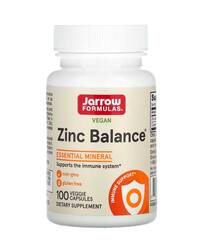 Jarrow Formulas Zinc Balance, цинк, веганская добавка, 100 растительных капсул