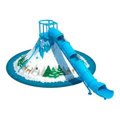 Горка скалодром «Эверест» 8×8×4,5 м