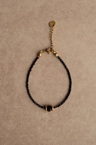 Браслет из шпинели с агатом