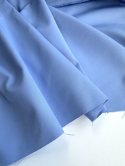 Плащовая смесовая ткань, цвет Голубой