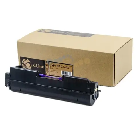 Тонер-картридж БУЛАТ s-Line 408250 Type SP C360X для Ricoh SP C361 (Чёрный,10000 стр.)