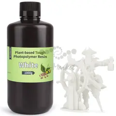 Фотополимерная смола Elegoo Plant-Based Resin, белая (White), 1 л, 50.103.0034