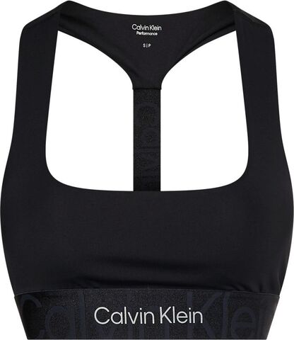 Бюстгальтер теннисный Calvin Klein WO Medium Support Sports Bra - black beauty
