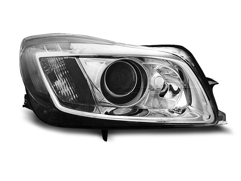 Купить Передние фары Opel Insignia tru drl chrome в Минске - Запчасти ...