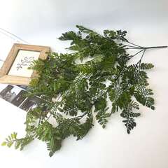 Ампельное растение, искусственная зелень свисающая, цвет темно-зеленый, 80 см, 1 букет.
