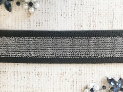 Резинка декоративная люрекс, ш. 2,5 см.