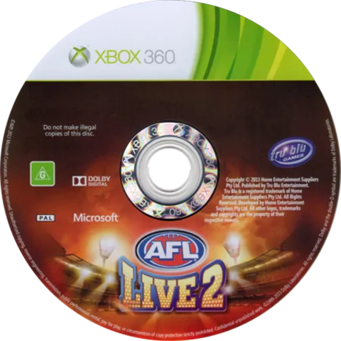 AFL Live 2 [Xbox 360]