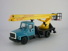 GAZ-3307 VS-18 Lift blue-yellow Kompanion 1:43