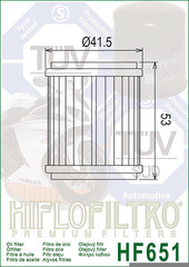 Фильтр масляный Hiflo Filtro HF651