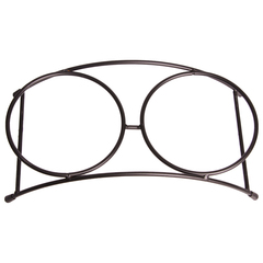 Mr.Kranch миска на подставке для собак и кошек двойные оранжевые 2x290 мл