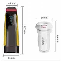 Мастурбатор с функциями вибрации и всасывания