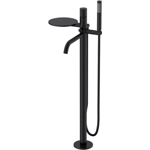 Boheme 129-BB.4 Смеситель STICK напольный BLACK SPIRALE