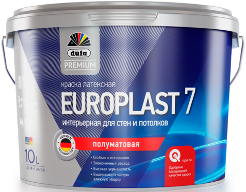 Dufa Premium EUROPLAST 7/Дюфа Премиум Европласт 7 Водно-дисперсионная краска