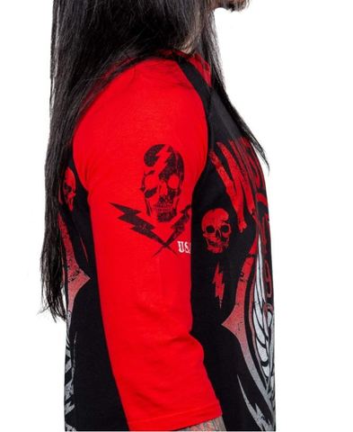 Wornstar | Реглан мужской LIVE LIFE LOUD RAGLAN TEE W127 справа